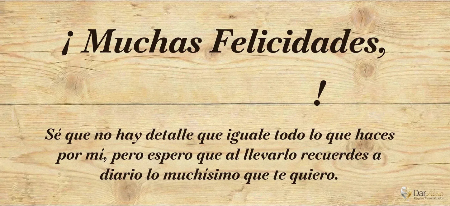 Cinturon Cuero Genuino. Ed. "Hoy es tu Día , Papa"