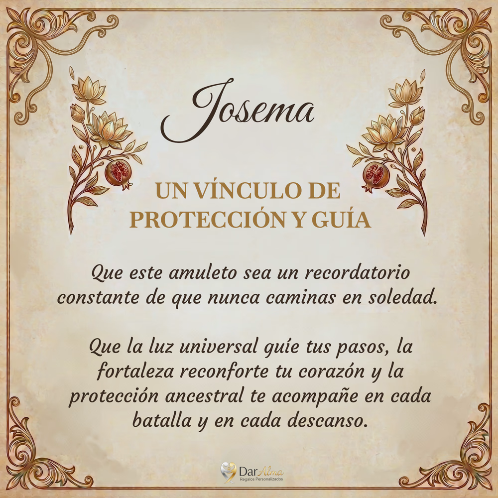 Pulsera Protectora en Plata. Ed. "Proteccion y Guia" + Tarjeta con Oración