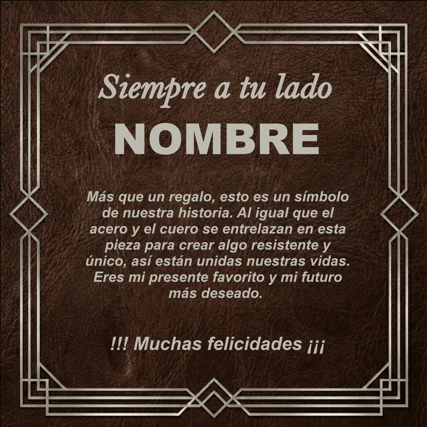 Pulsera Vínculo Eterno de Acero Inoxidable - Edición "Vínculo de Acero" - DarAlma - Regalos Personalizados