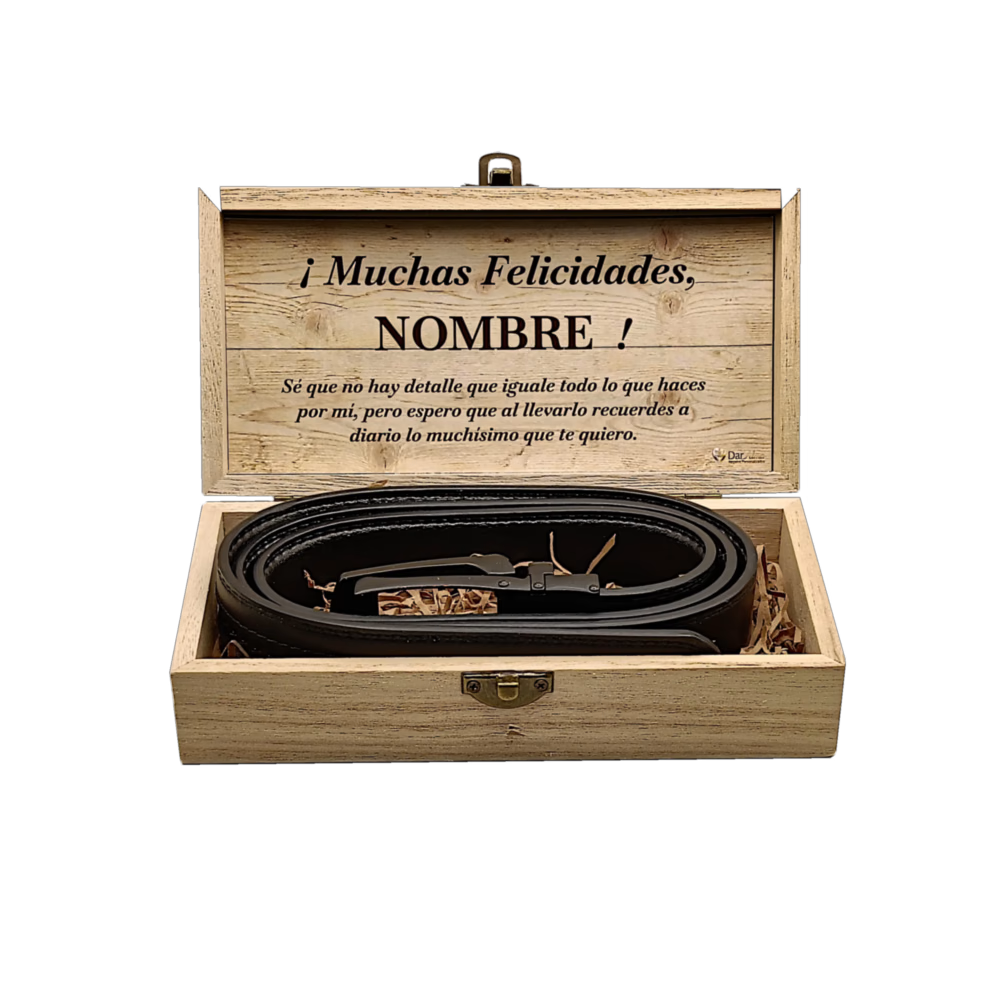 Cinturón de Cuero Genuino · Hebilla Automática · DarAlma - El Arte de Emocionar
