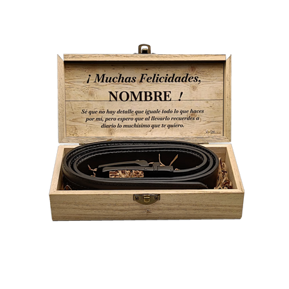 Cinturón de Cuero Genuino · Hebilla Automática · DarAlma - El Arte de Emocionar