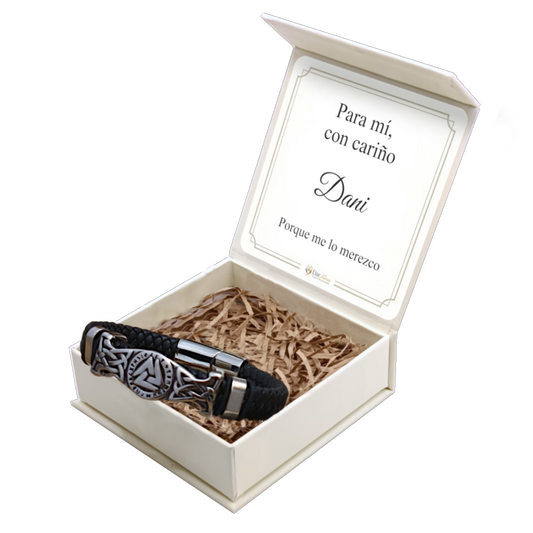 Pulsera Fuerza y Honor de Acero. Ed. "Para Mí"