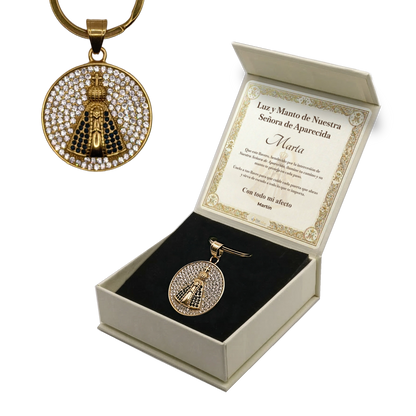 Llavero Acero Inoxidable 316L  · Nuestra Señora de Aparecida