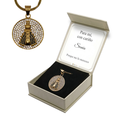 Llavero Acero Inoxidable 316L  · Nuestra Señora de Aparecida