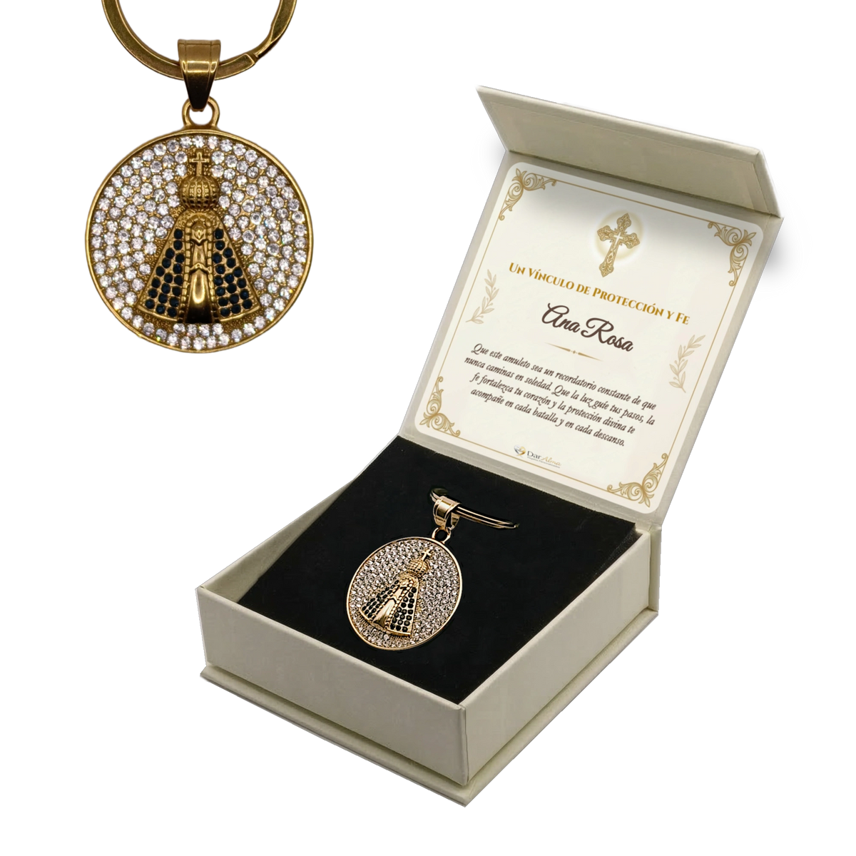 Llavero Acero Inoxidable 316L  · Nuestra Señora de Aparecida