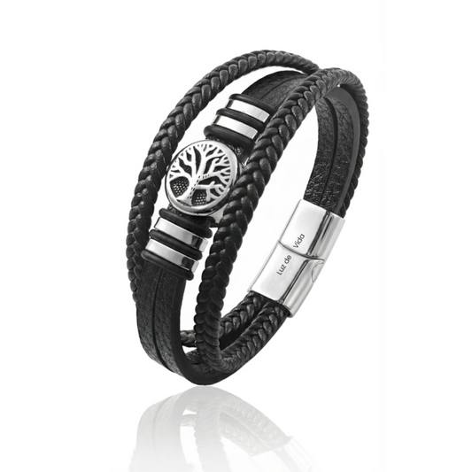 Pulsera Luz de Vida de Acero. Ed. "Almas Afines"