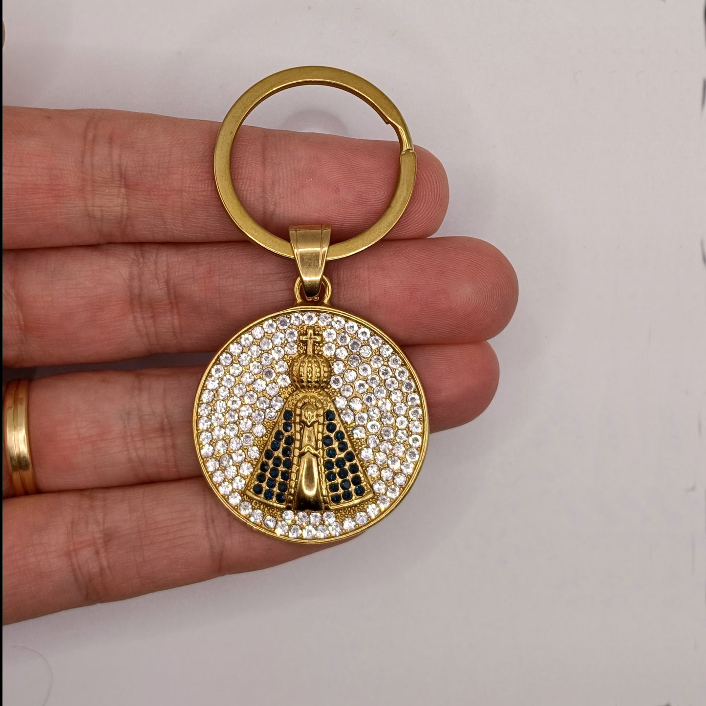 Llavero Nuestra Señora de Aparecida. Ed. "Para mi"
