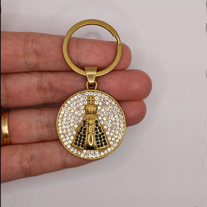 Llavero Acero Inoxidable 316L  · Nuestra Señora de Aparecida