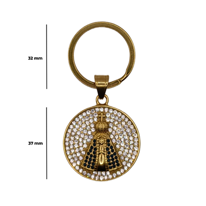 Llavero Acero Inoxidable 316L  · Nuestra Señora de Aparecida