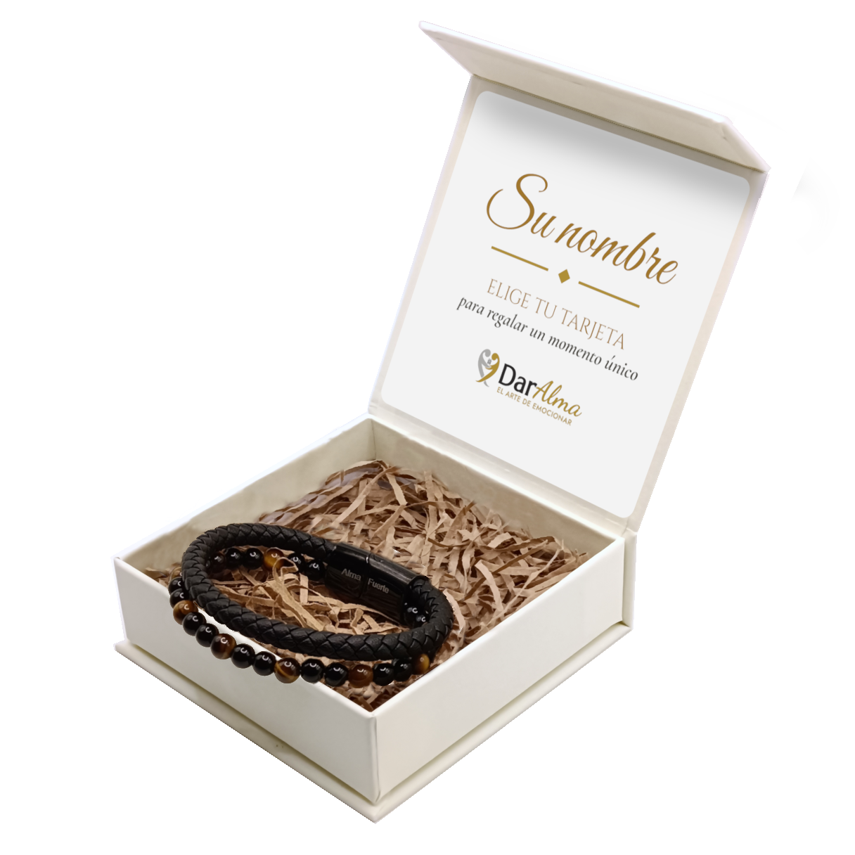 Pulsera Ojo de Tigre Natural · Hombre y Mujer · Amuleto de Fuerza