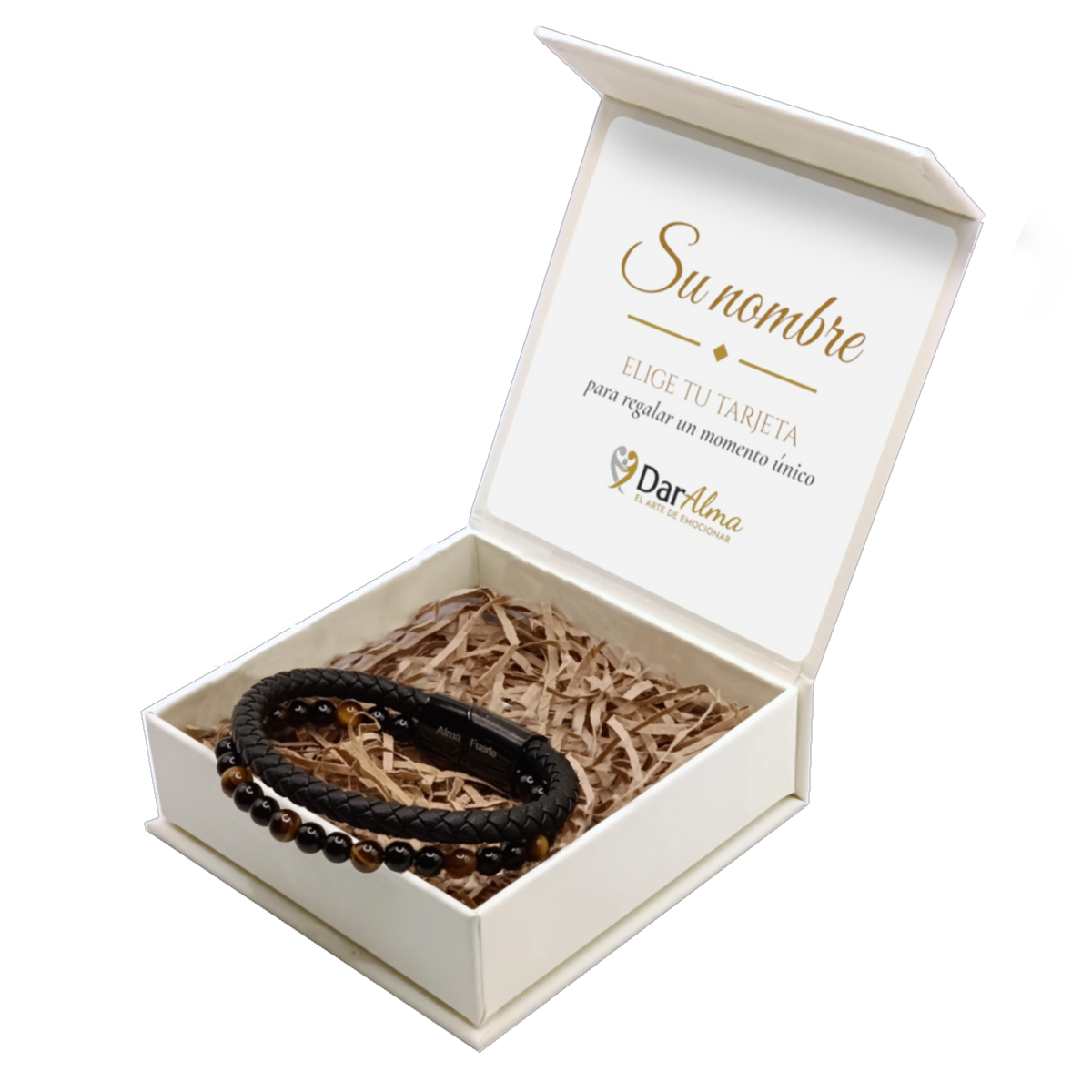Pulsera Ojo de Tigre Natural · Hombre y Mujer · Amuleto de Fuerza