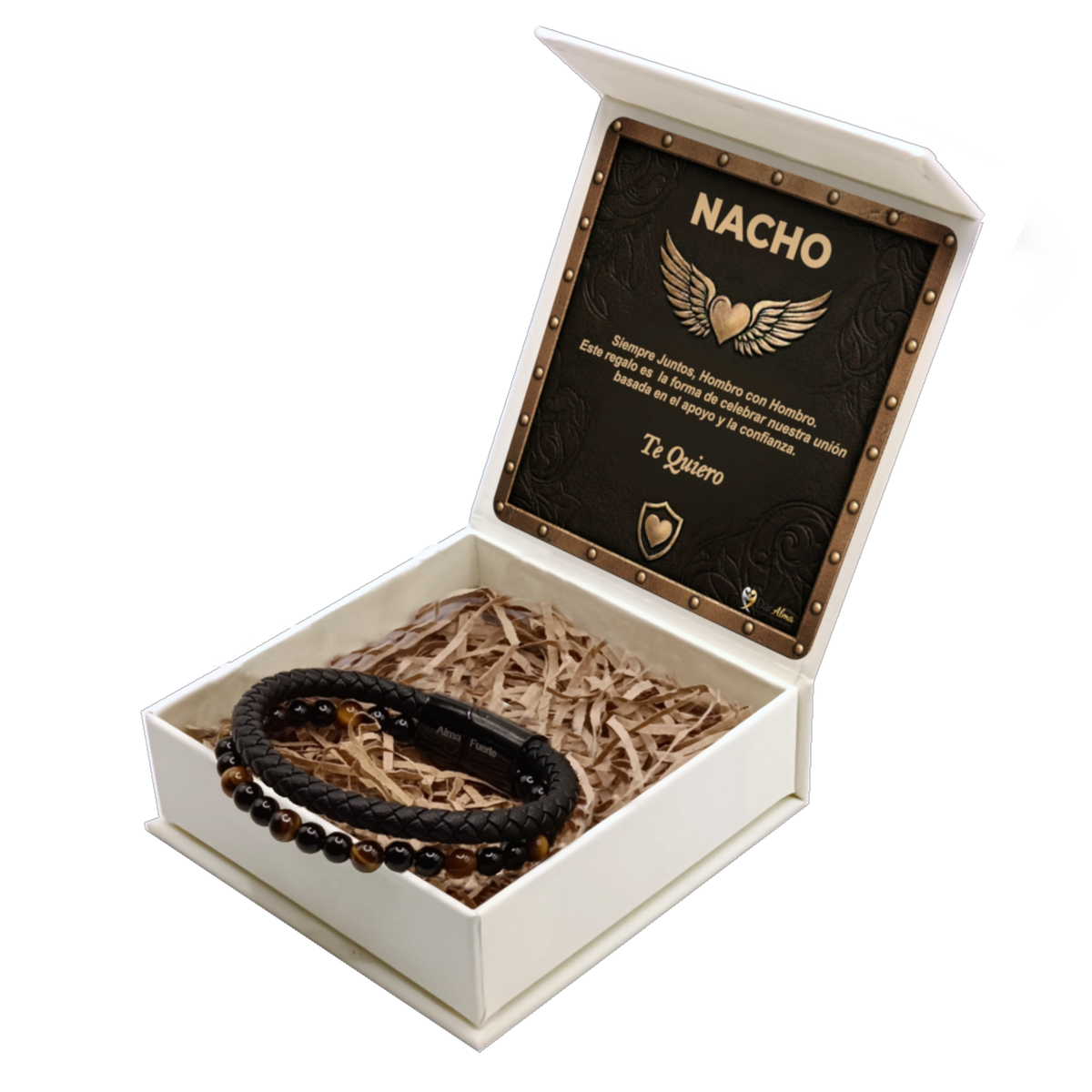 Pulsera Ojo de Tigre Natural · Hombre y Mujer · Amuleto de Fuerza
