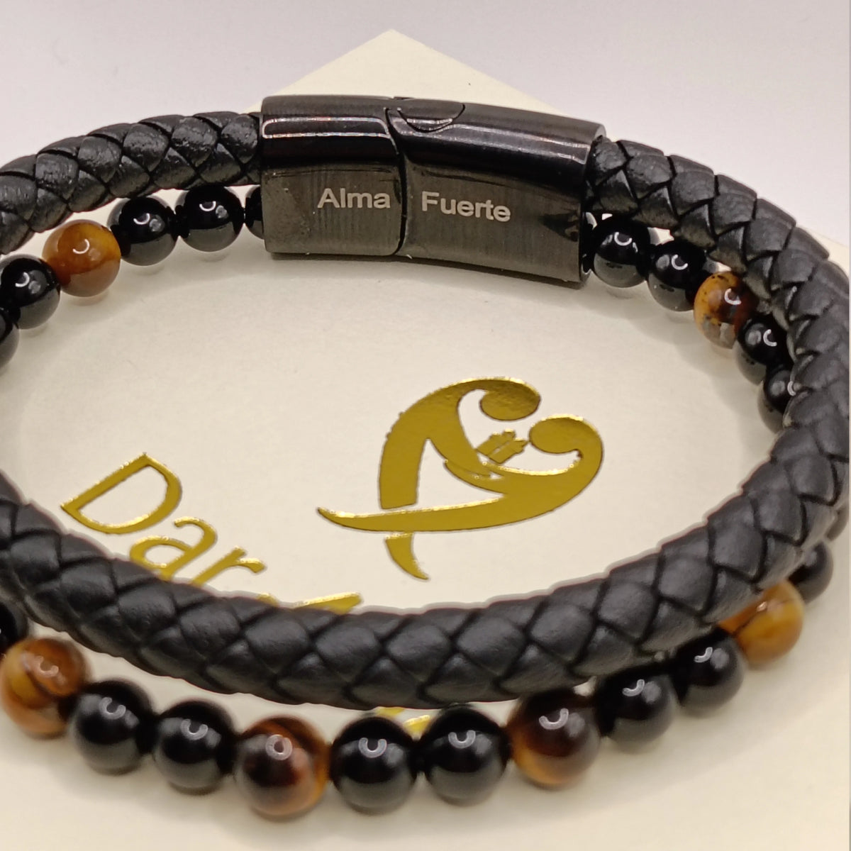 Pulsera Ojo de Tigre Natural · Hombre y Mujer · Amuleto de Fuerza