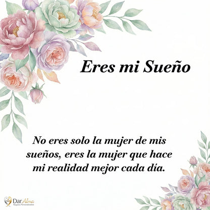 Collar Dos Almas en Plata con Moissanita y Perla. Ed. "Mi Sueño"