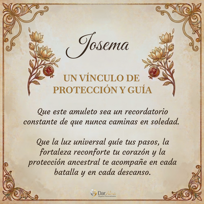 Pulsera Protectora en Plata. Ed. "Proteccion y Guia" + Tarjeta con Oración