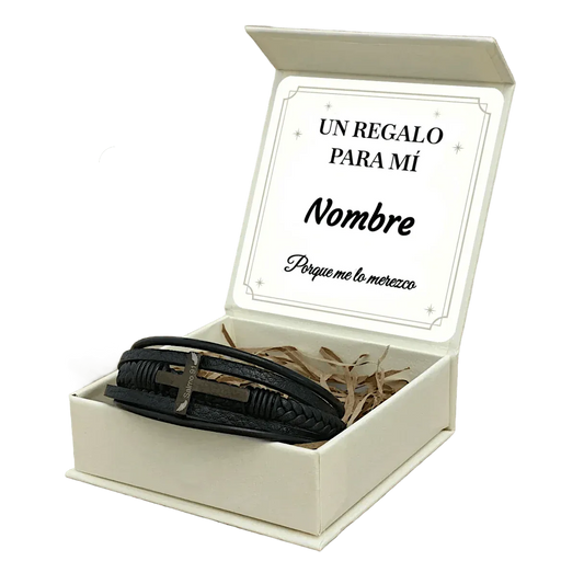 Pulsera Protección Divina de Acero Inox. Edición "Para mi"