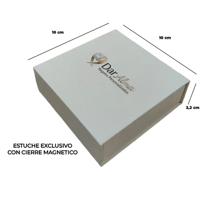 Pulsera Vínculo Eterno de Acero. Ed. "Coordenadas"