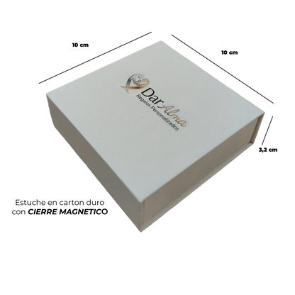 Colgante San Benito en Inox. Ed. "Siempre a tu Lado" + Tarjeta con Oración