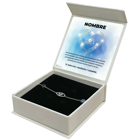 Pulsera Guardiana en Plata. Ed. "Escudo de Amor"