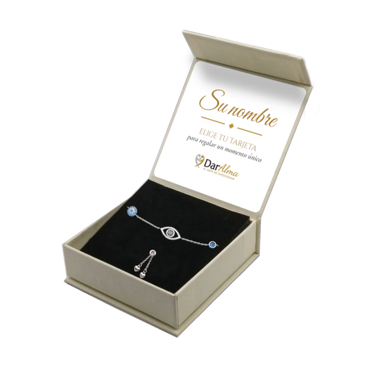 Pulsera Plata de Ley 925 · Guardiana con Ojo Turco