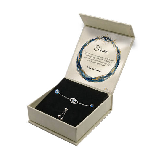Pulsera Guardiana en Plata. Ed. "Ojo Guardian"