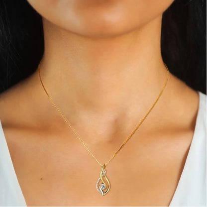 Collar Danza del Destino en Plata de Ley con Moissanita. Edición "Gesto Sincero" - DarAlma - Regalos Personalizados