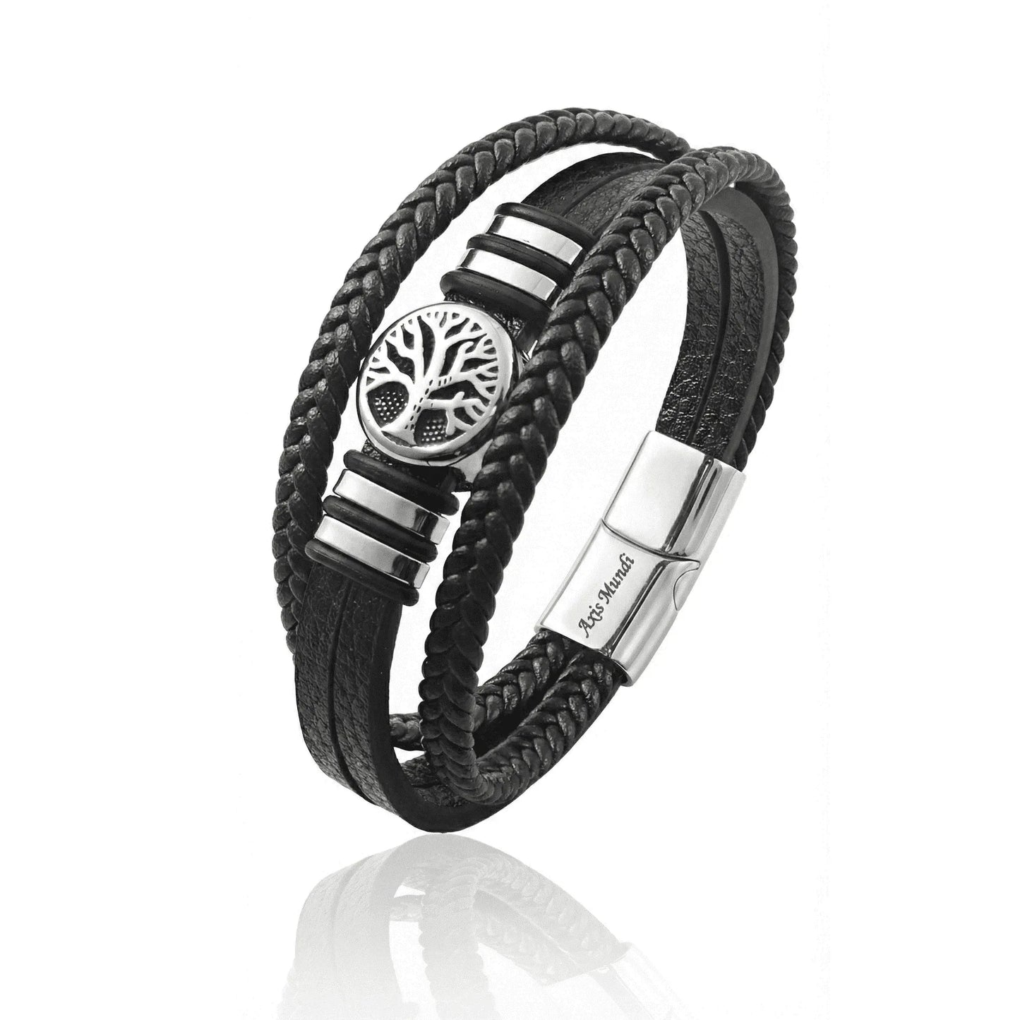 Pulsera Alma de la Tierra de Acero. Ed. "Constructor de Vida"