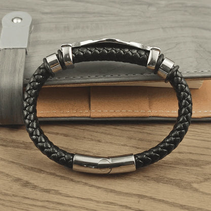 Pulsera Fuerza y Honor de Acero. Ed. "Amor Cómplice"