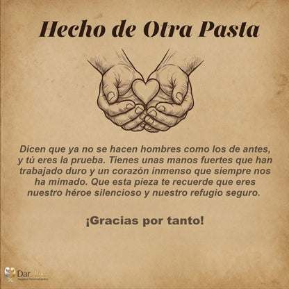 Pulsera Alma de la Tierra de Acero. Ed. "Hecho de Otra Pasta"