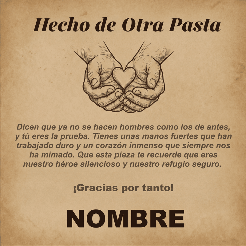 Pulsera Fuerza y Honor de Acero Inoxidable - Edición "Hecho de Otra Pasta" - DarAlma - Regalos Personalizados