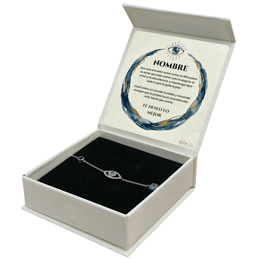 Pulsera Guardiana en Plata. Ed. "Ojo Guardian"
