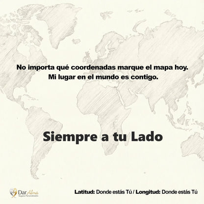 Pulsera Vínculo Eterno de Acero. Ed. "Coordenadas"